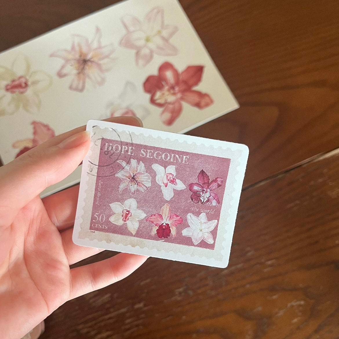 Lily Stamp - Die Cut Sticker