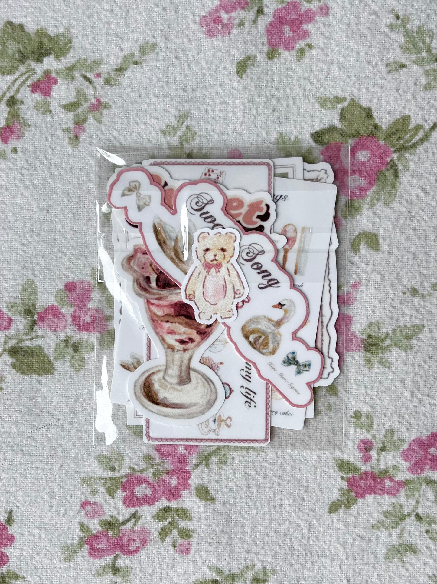 JUST GIRLY THINGS - Die Cut Sticker Bundle of 6