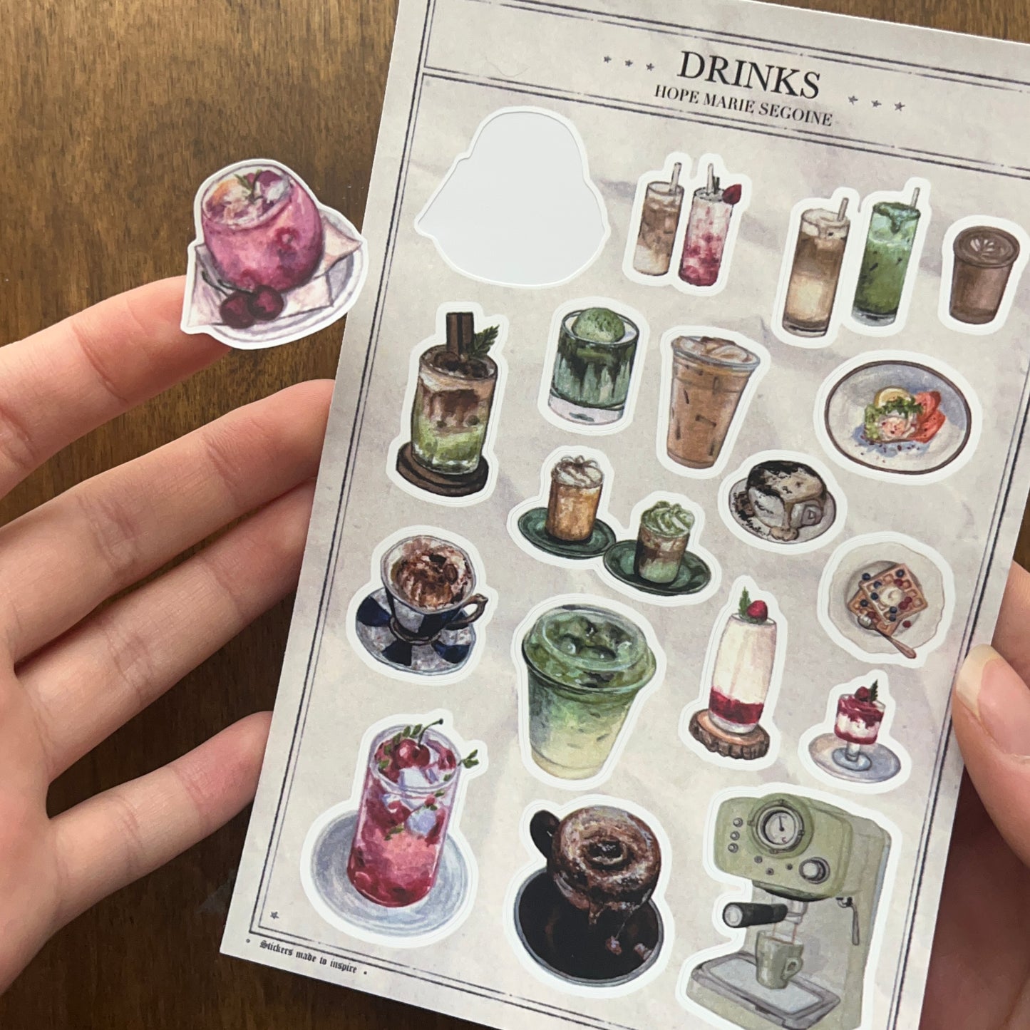 Drinks - Sticker Sheet