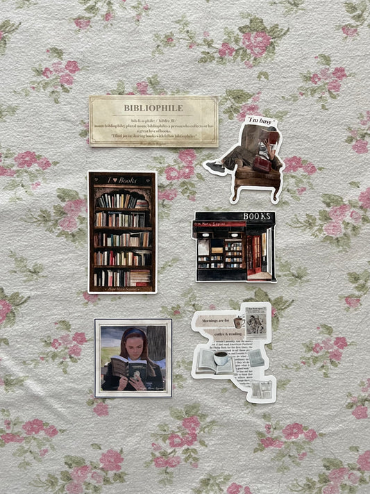 BOOKSTORE - Die Cut Sticker Bundle of 6