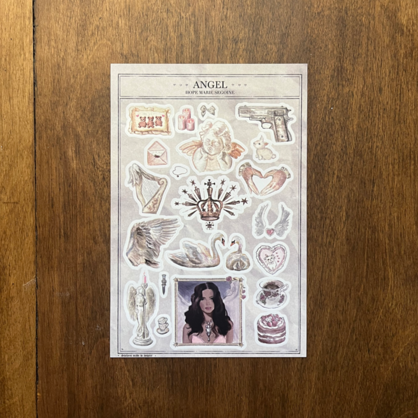 Just Girly Things - Sticker Sheet Bundle of 4