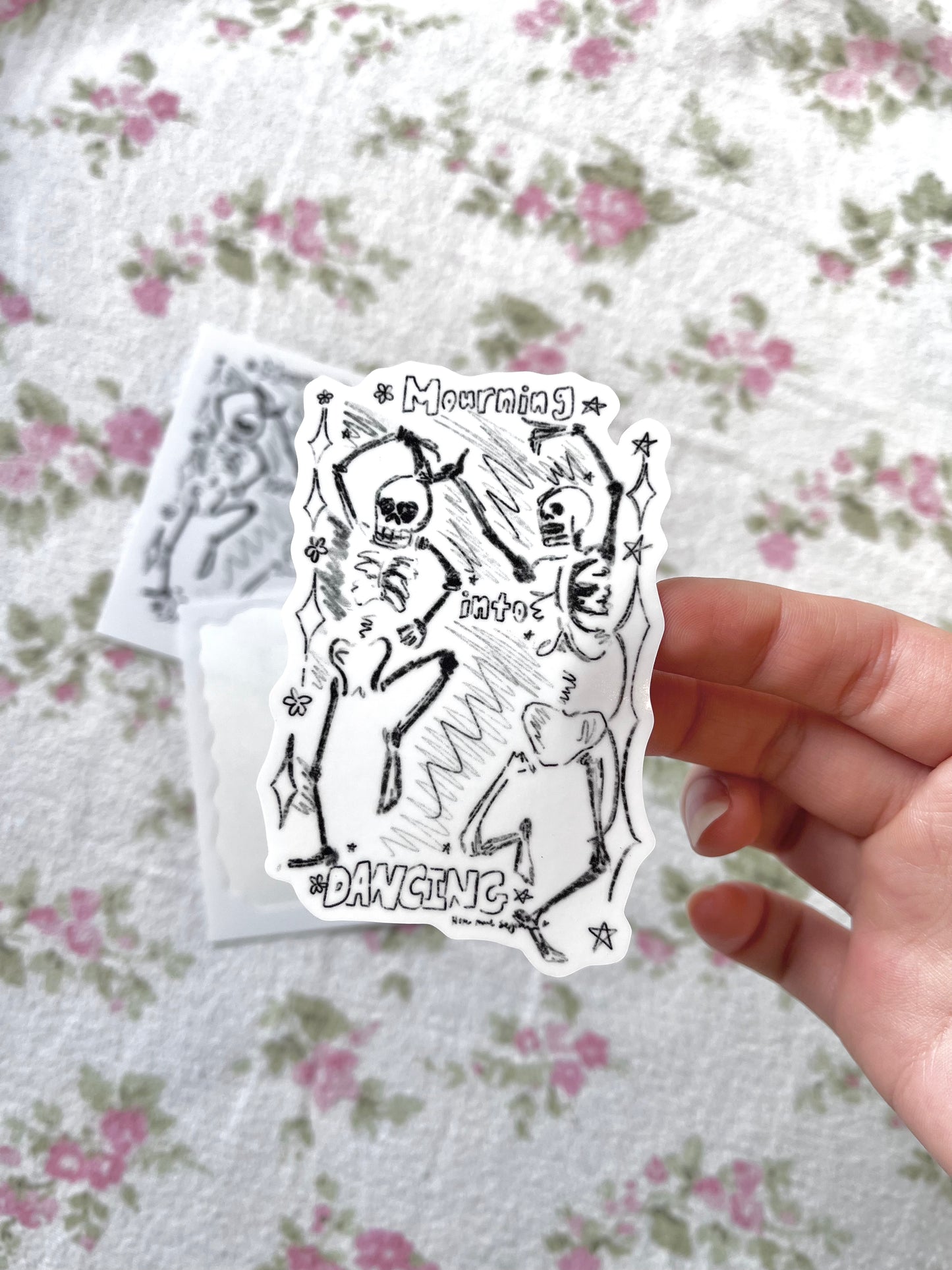 Mourning into Dancing- Die Cut Sticker