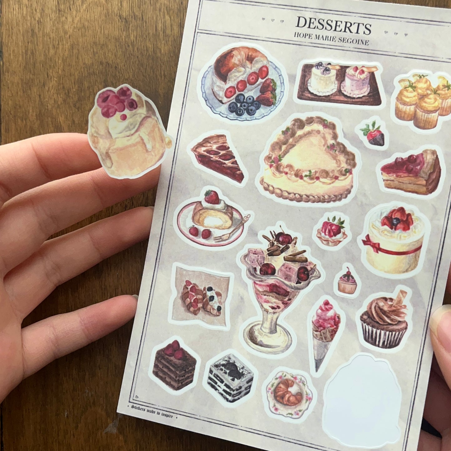 Desserts - Sticker Sheet