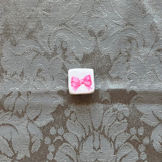 Hot Pink Bow - Magnet