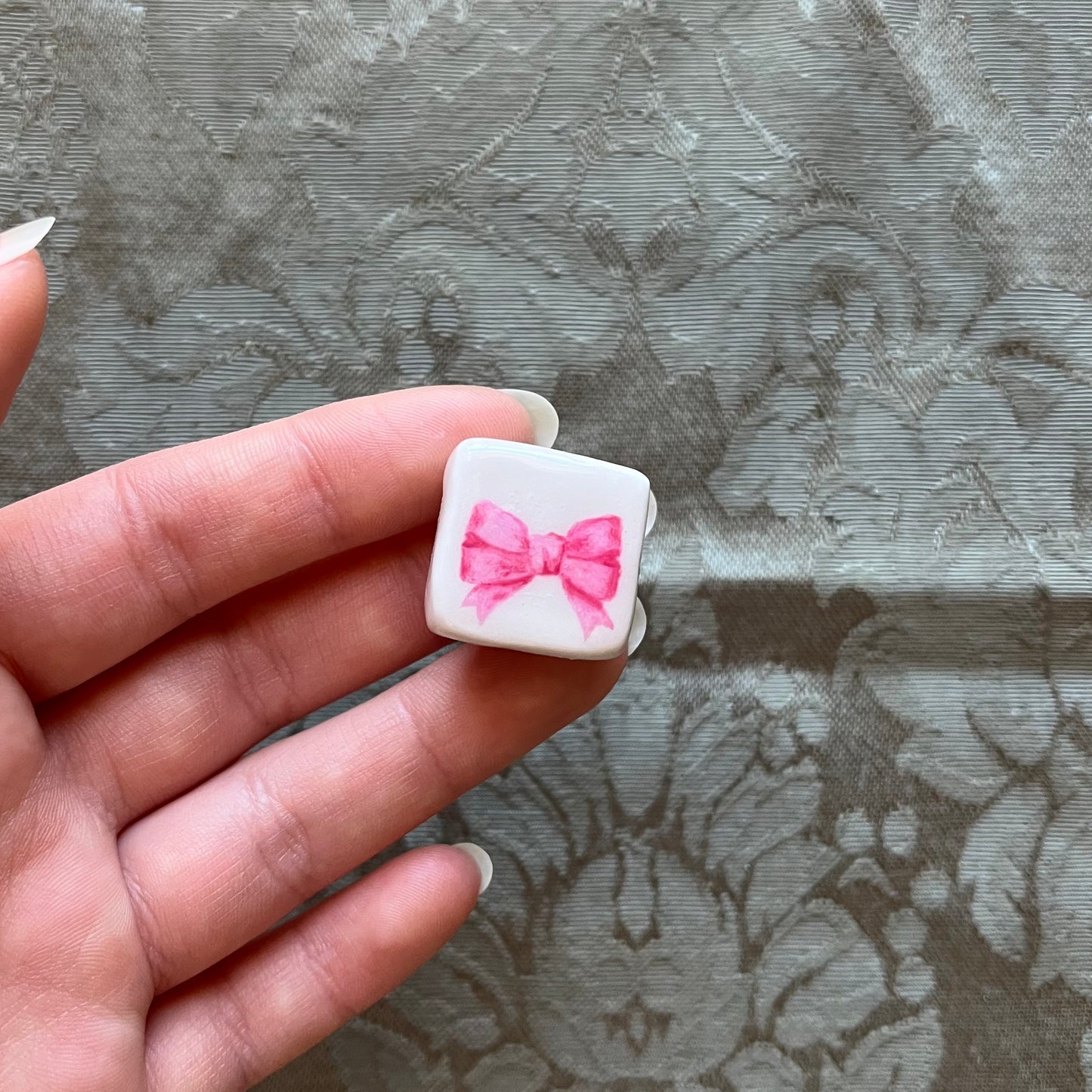 Hot Pink Bow - Magnet