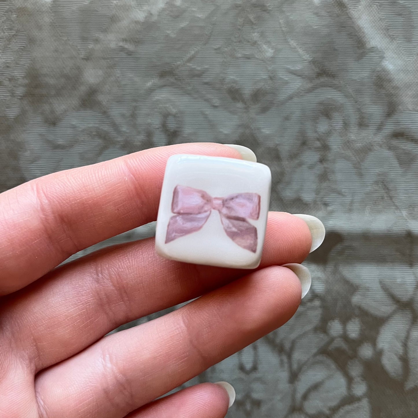 Pink Bow 1 - Magnet