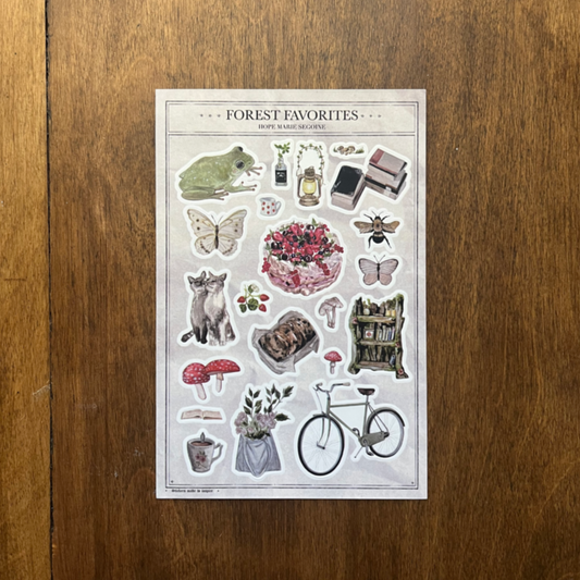 Forest Favorites - Sticker Sheet