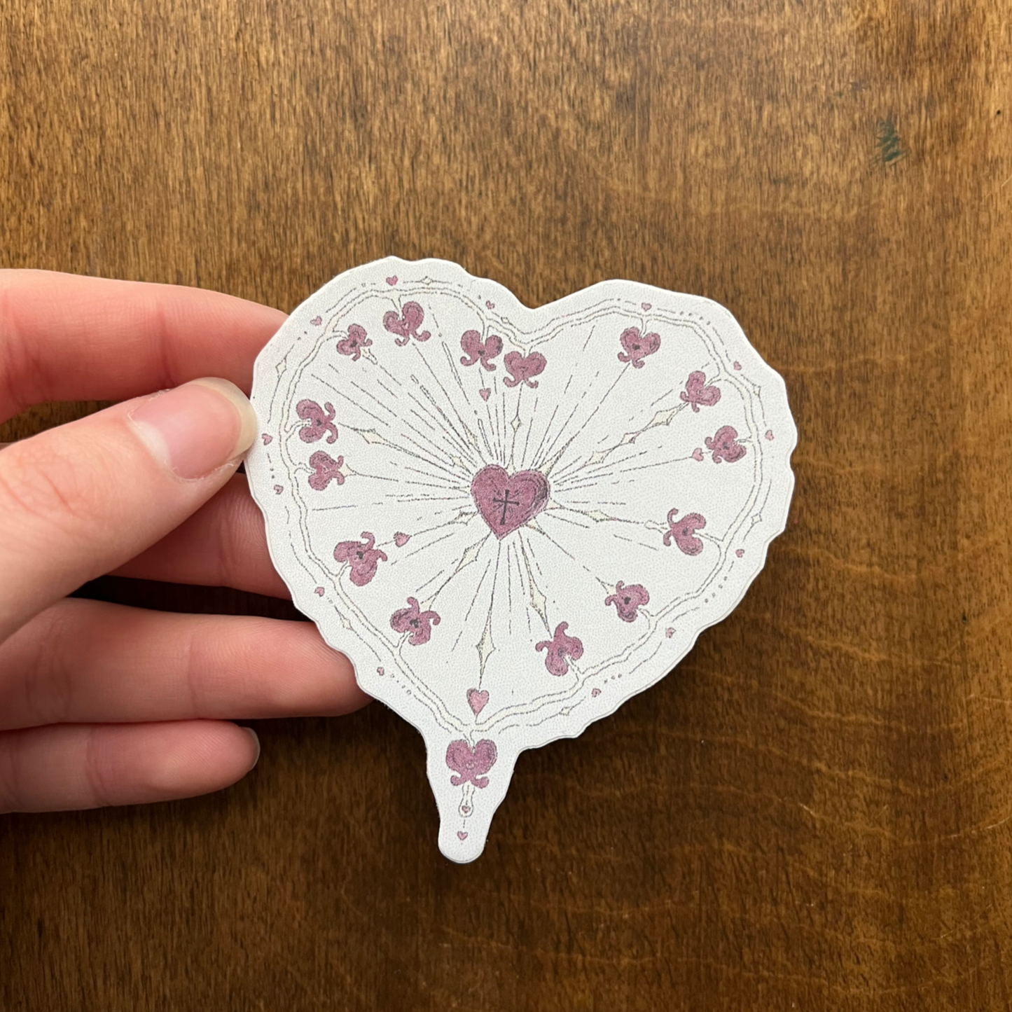 Bleeding Hearts, - Die Cut Sticker