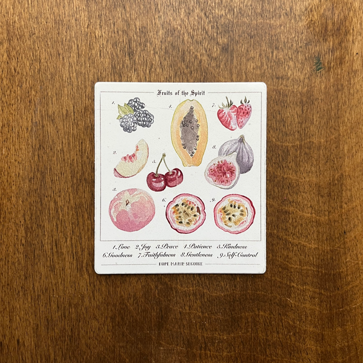 Fruits of the Spirit - Die Cut Sticker