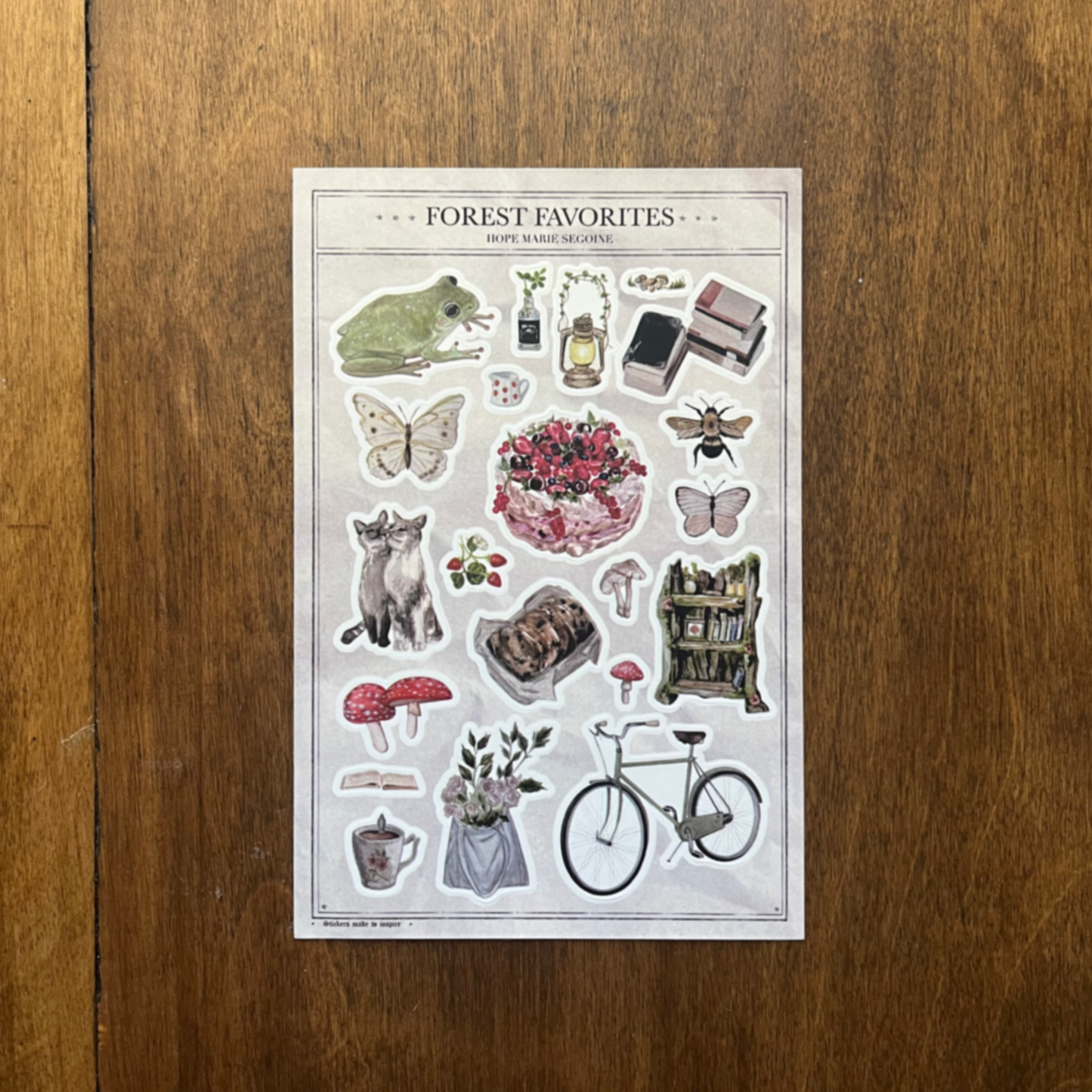 Vintage Things - Sticker Sheet Bundle of 4